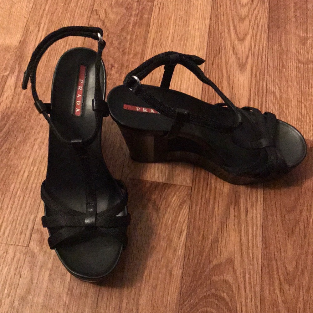 Prada wedges size 36.5